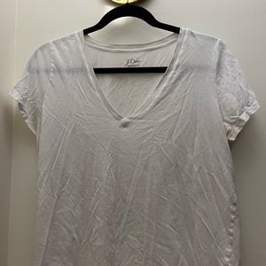 J. Crew White T-Shirt Size: Medium